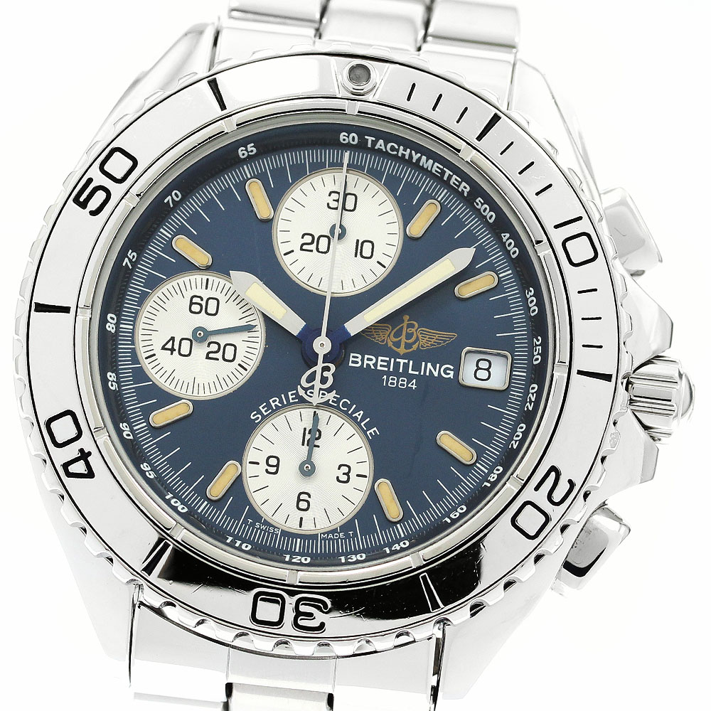 ブライトリング BREITLING A13051 クロノシャーク デイト 自動巻き メンズ _886236【中古】