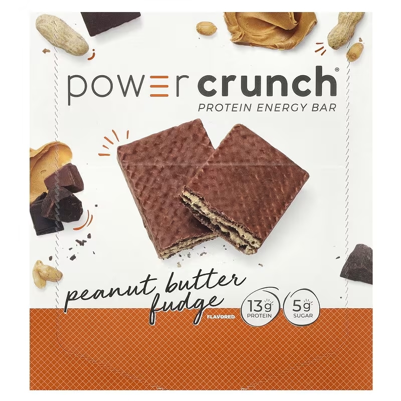 BNRG Power Crunch（パワークランチ）プロテインエナジーバー ピーナッツバターファッジ 12本 各40g（1.4オンス） 5,100円