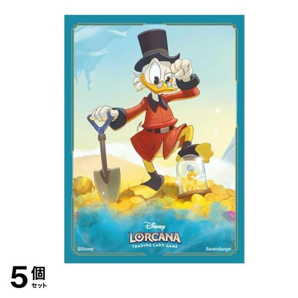 ・ロルカナ・TCG 日本語版 公式カードスリーブ スクルージ・マクダック 世界一の金持ちアヒル 65枚入 5個セット