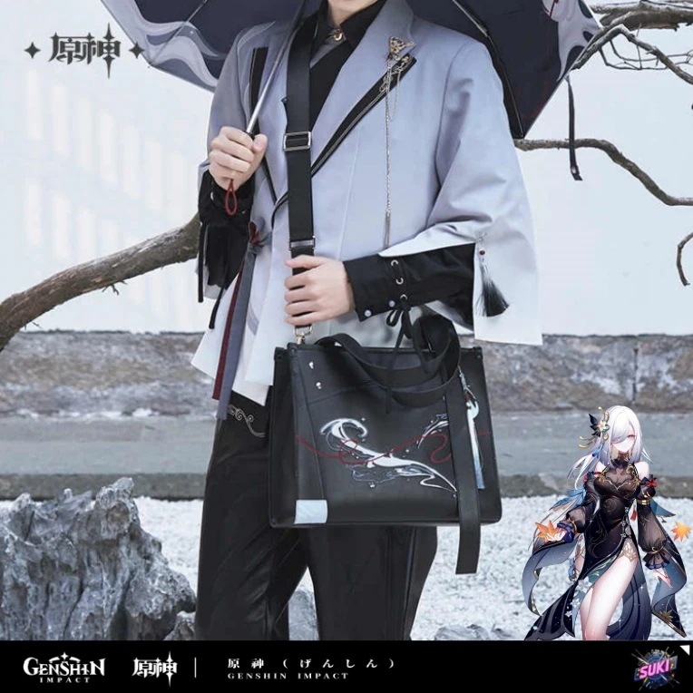【プロ品質を極める!】原神 / 申鶴 / インプレッションシリーズ クロスボディバッグ / Genshin Impact トートバッグ コスプレ アニメグッズ 痛バッグ Shenhe 申鹤