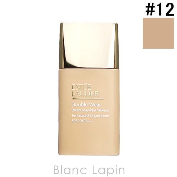 エスティローダー ESTEE LAUDER ダブルウェアシアーメークアップ #12 デザート ベージュ 30ml リキッドファンデーション [533219]【メール便可】