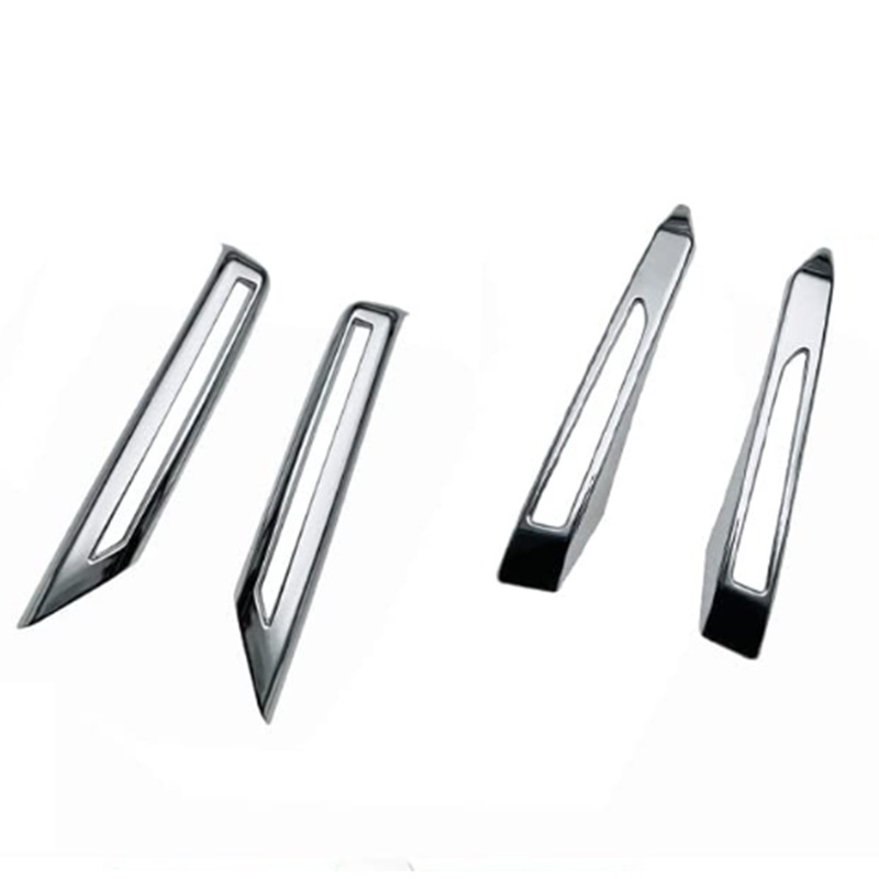 22年 新型タント カスタム（TANTO CUSTOM）LA650S LA660S フロント＋リア フォグランプ ガーニッシュ ベゼル カバー リフレクター 4pcsセット