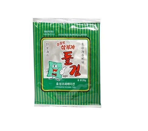 (三父子) 海苔全形　1BOX 「30袋」　韓国食品0306/全形海苔/サンブジャ