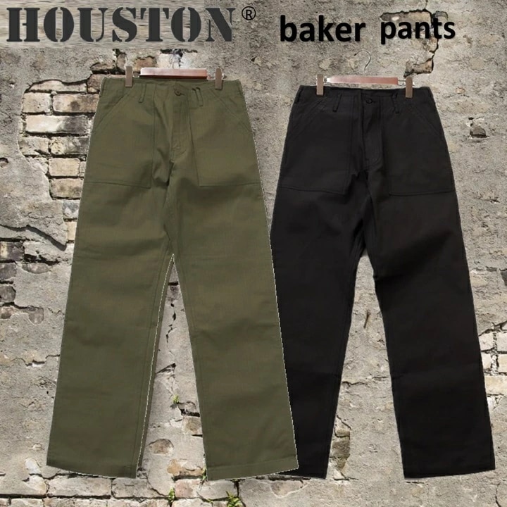 【HOUSTON】 ヒューストン パンツ ベイカーパンツ リップストップファティーグパンツ ヴィンテージ風 ミリタリー ワーク ストリート タウン ファッション ユニセックス houstonパンツ ヒ 7,590円