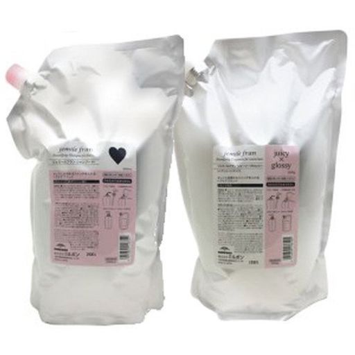 ジェミールフラン シャンプー ハート H 2500ML + トリートメント ジューシーグロッシー 2500G 詰替・業務用セット