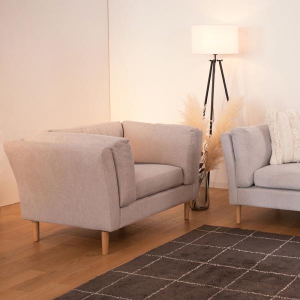 ソファー 一人掛け 1人掛け ソファ 曲線 フォルム 美しい シンプル スタイル デザイン クッション性 北欧 カフェ風 ダークグレー ライトグレー