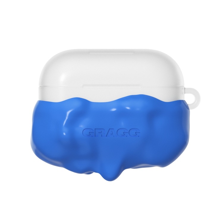【GRAGG】 DOUBLE LAYERS CASE - LIGHT BLUE イヤホンケース 正規品