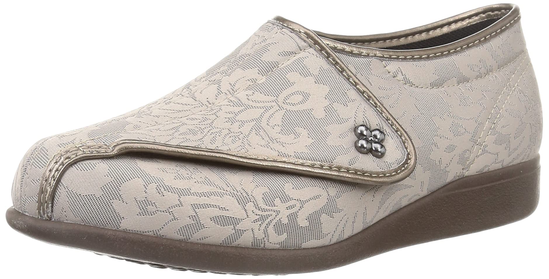 [カイホシュギ] 介護シューズ 軽量 転倒予防 KHS L011 レディース グレージュ 24.0 cm 5E