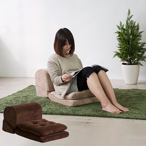 TV枕 テレビ枕 幅40cm 座布団付き 折り畳み コンパクト 座椅子 座いす ファブリック素材 テレビまくら 枕 ピロー クッション マット ごろ寝マット お昼寝マット ごろ寝 長座布団