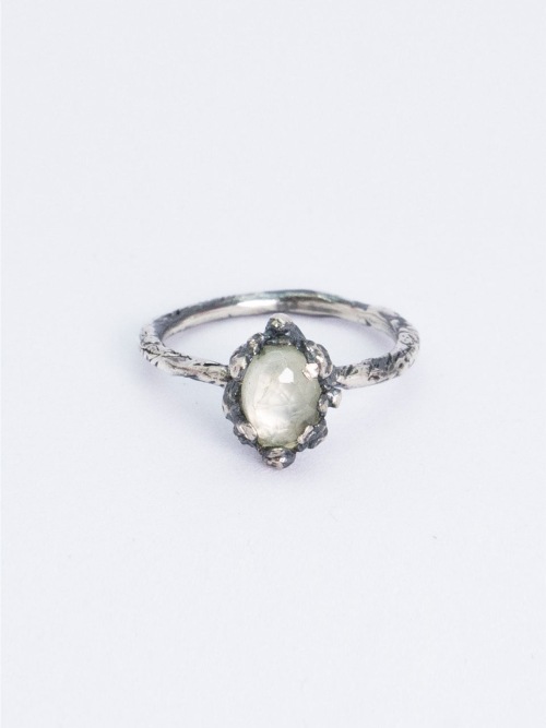 【HARANG】 HR 112R_Antique Gemstone Ring(Prehnite) 正規品