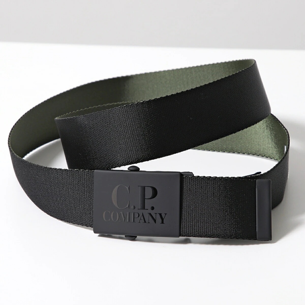 C.P.COMPANY シーピーカンパニー ベルト 8CMAC301A 110376A メンズ ナイロン ダブルカラー ロゴ V01 【mega】