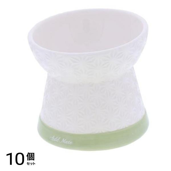 アドメイト 犬用 フードが食べやすい脚付き陶器食器 Mサイズ 250mL 10個セット