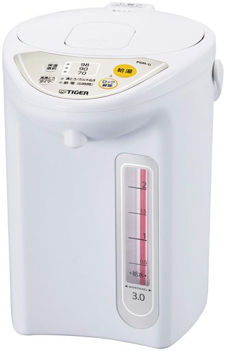 タイガー魔法瓶(TIGER) マイコン電気ポット 保温機能 節電タイマー 3L アーバンホワイト PDR-G300-WU 8,423円