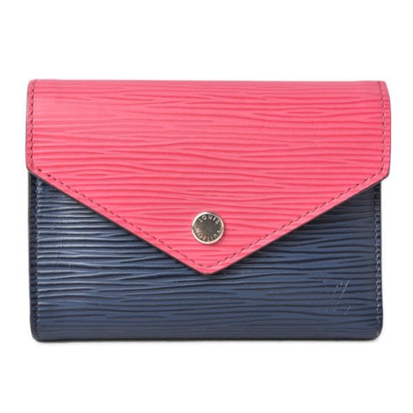 財布/三つ折り LOUIS VUITTON 3折財布 ポルトフォイユ ヴィクトリーヌ エピ アンディゴブルー M62204