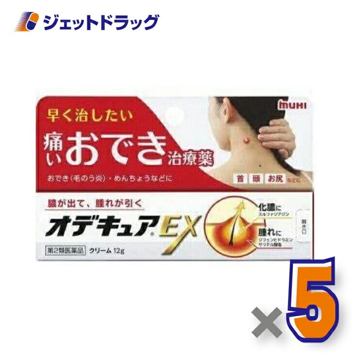 【第2類医薬品】オデキュアEX 12g ×5個