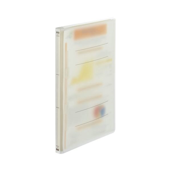 （まとめ） TANOSEE フラットファイル（PP） A4タテ 150枚収容 背幅17mm クリア 1セット（25冊：5冊5パック） 5セット