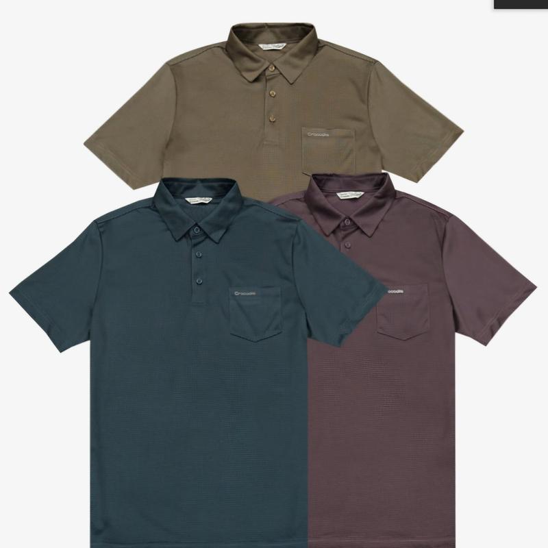 ソリッドシルク半袖カラーTシャツ CDAABT S2407_IC