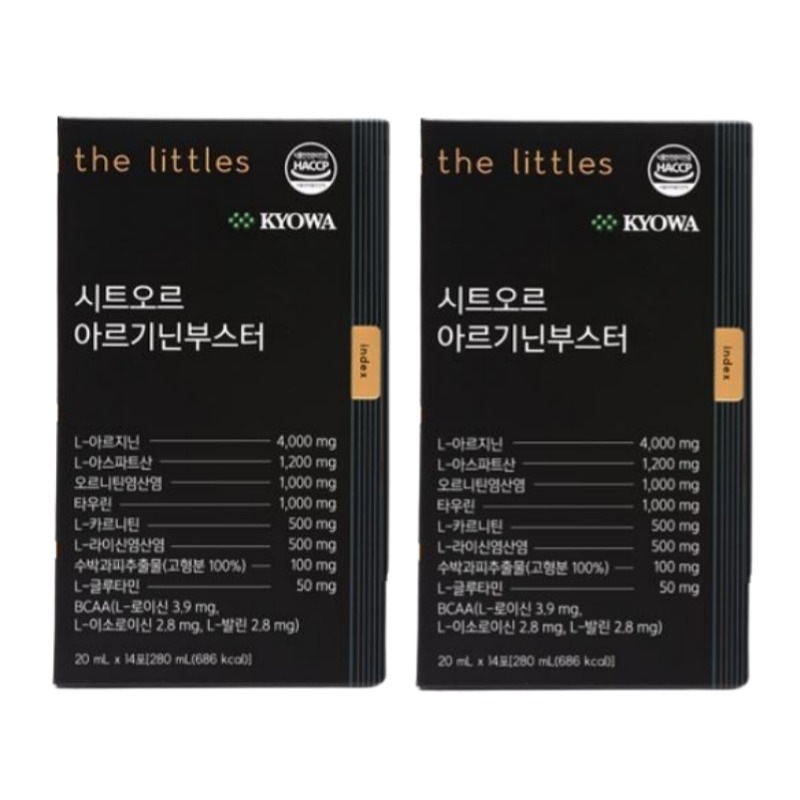 [ENHYPENソヌpick] the littles リトルズ シトオル アルギニン ブースター ライシン オルニチン L アルギニン 4000mg 14包+14包 / 韓国食品 韓国健康機能食品