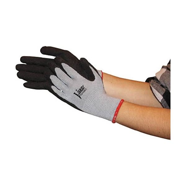 （まとめ）厚手ゴム背抜き手袋 M A-34-M 1双 [x10セット]