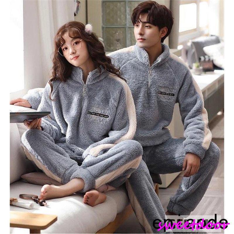 ペアパジャマ ペアルック ルームウェア 冬 カップルパジャマ 可愛い 部屋着 寝巻き 防寒対策 裏起毛 お揃い お祝い プレゼント 彼女 彼氏 夫婦 記念日