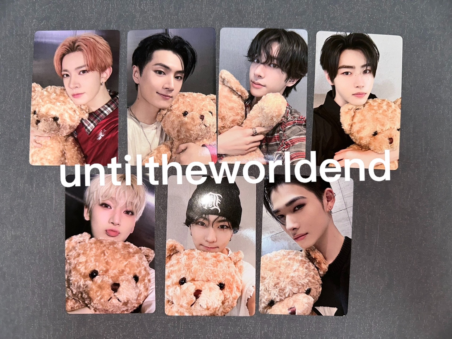 公式 ENHYPEN yzy テディベア 特典トレカ 公式グッズ 写真 全員7枚セット