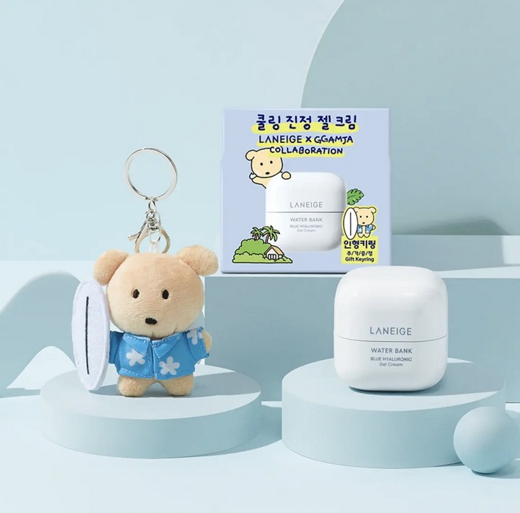 [正規品] [公式] [laneigeXカムジャコラボ] ウォーターバンク ジェルクリーム企画セット 50ml #カムジャキーホルダー付