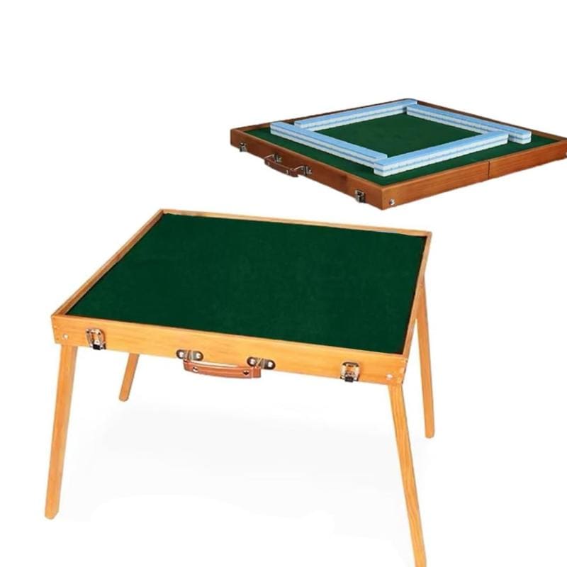 折りたたみ式 ポータブル麻雀卓 テーブルタイプ ポータブル麻雀卓 手打ち麻雀台 持ち運び 手積み ミニ 麻雀台 雀華 手打ち用麻雀卓台