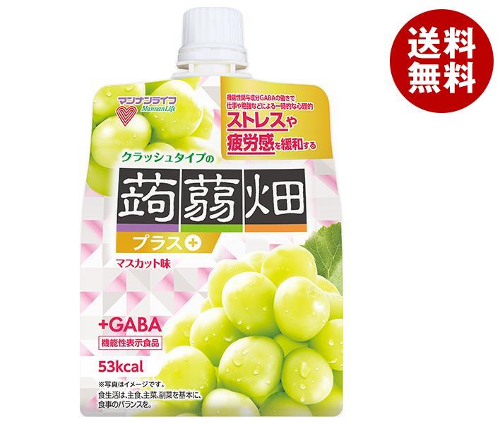 マンナンライフ クラッシュタイプの蒟蒻畑プラスマスカット味 150gパウチ＊30本入