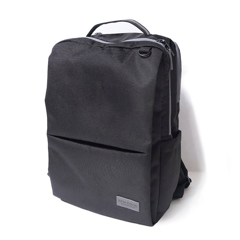 リュック 22L 撥水 USBコード付 黒 レディース メンズ バッグ バックパック スタンドデイパック BDW-8364