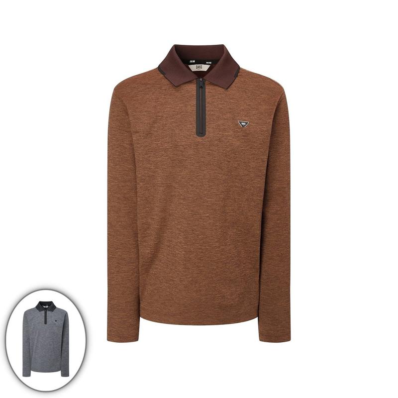 男性ハーフジップ配色カラーTシャツ(DGTS5D852)_s