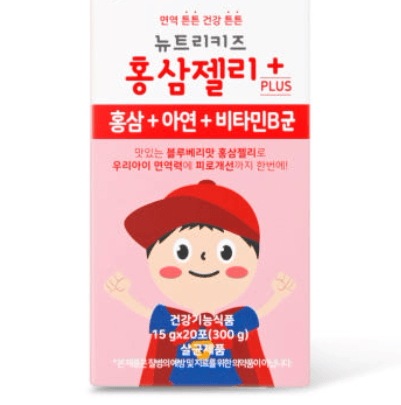 NutriKids 紅参ゼリーPlus 1Box(15g x 20P x3) / 栄養剤 / 面演力 / 子供健康