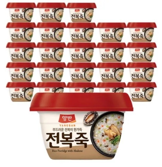 【両班ブランド】アワビおかゆ 285g×24個／韓国レトルト粥