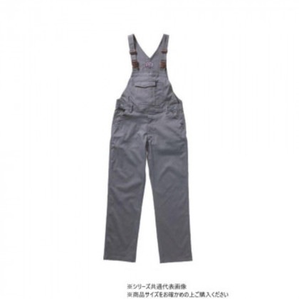 クレヒフク ストレッチサロペット チャコールグレー 3L K513