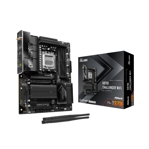 X870E Challenger WiFi ブラック ATXマザーボード メーカー直送