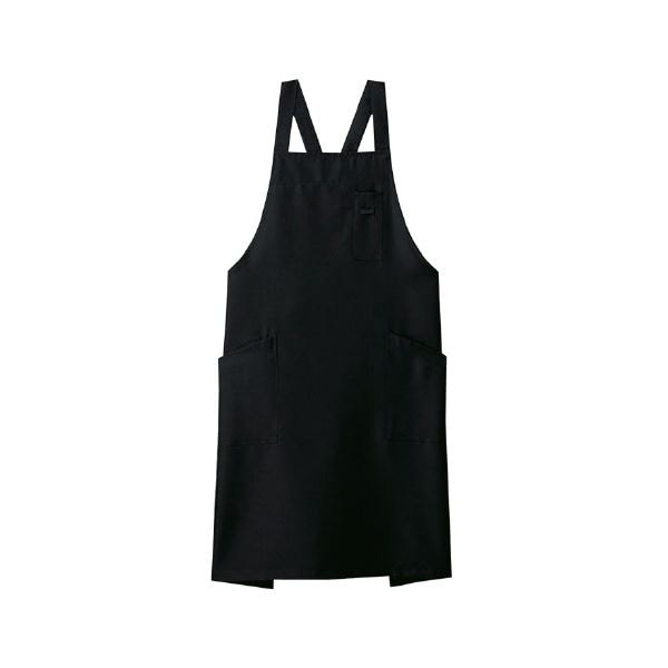 胸当てエプロンFK7163 ブラック 4,136円