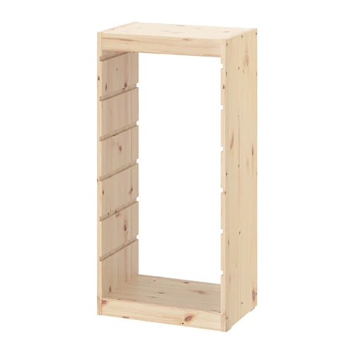 TROFAST　フレーム ライトホワイトステインパイン 44*30*91ｃｍ