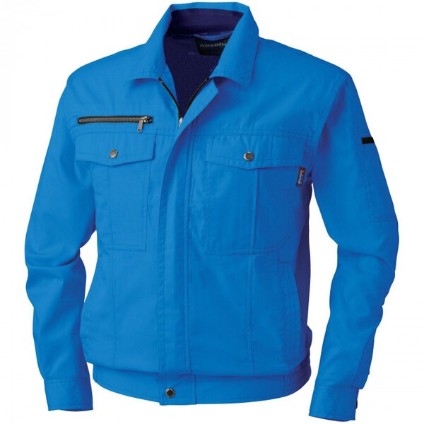 613 長袖ブルゾン 6Lサイズ ブルー(8) Absolute GEAR