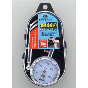 他サイト： 大橋産業 ダイヤフラム式 タイヤゲージ 1224の商品画像
