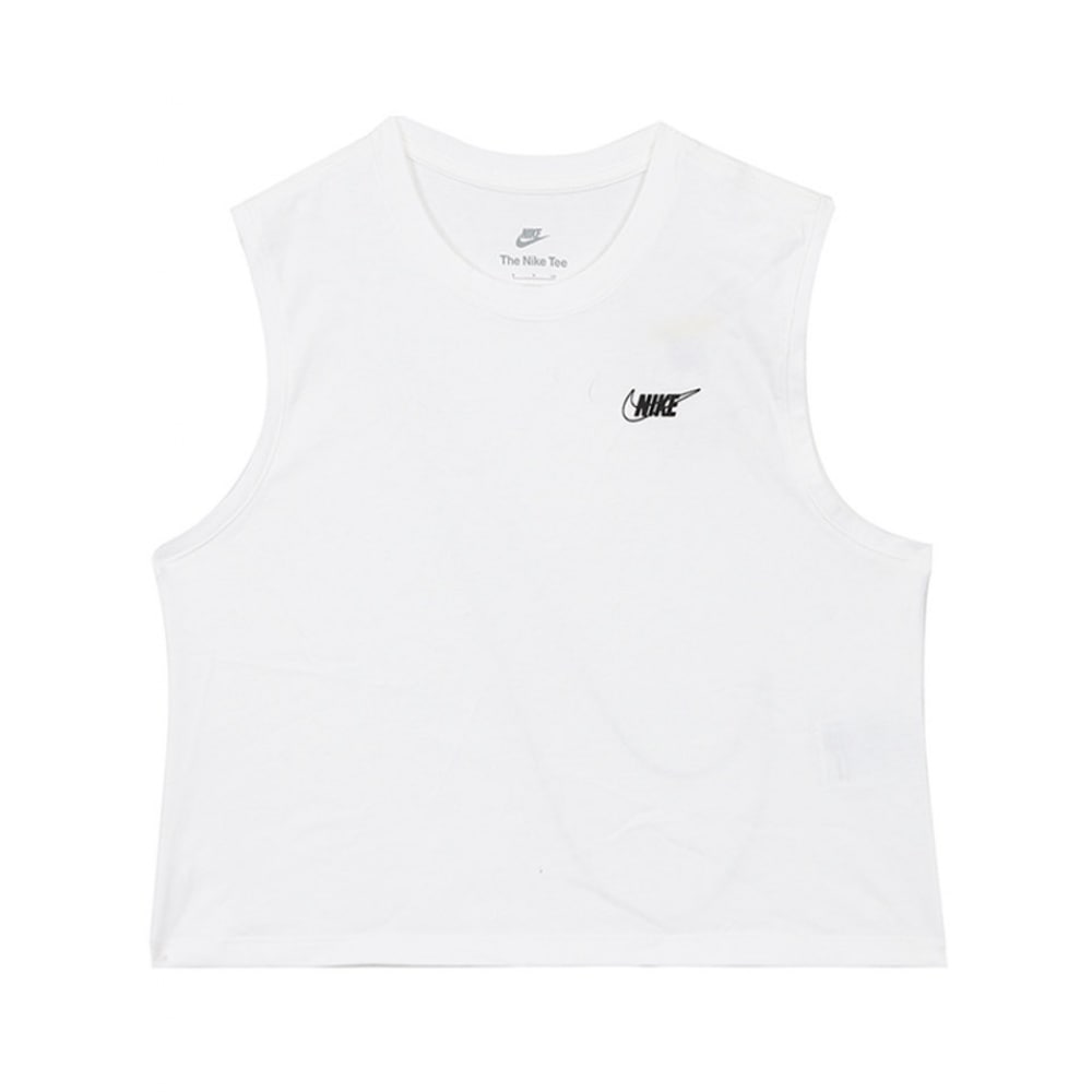 나이키 W 크롭 민소매 나시티 NSW 클럽 티