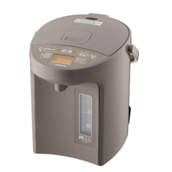 電気ポット 2.2L 象印 電気まほうびん 湯沸かし 保温 給湯ポット ライトブラウン 12,588円