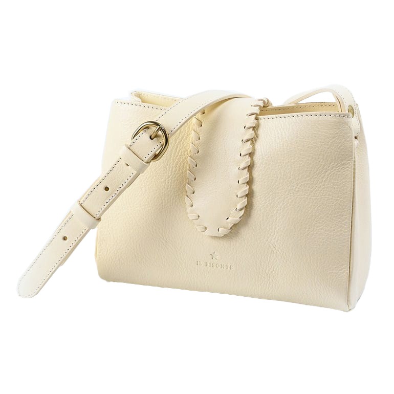 ショルダーバッグ La Fiaba ラ フィアーバ レディース スクエア クロスボディ ホワイト BCR341PV0001WH192B レザー