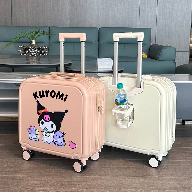 子供用スーツケース女の子18インチ小型軽量搭乗ポールボックス小学生座乗可能パスワード旅行ボックス旅行用品