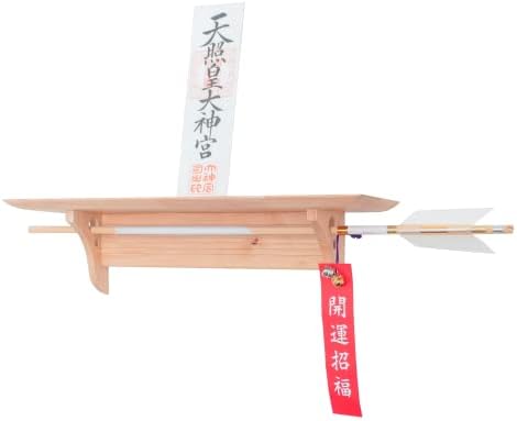 神棚の里(Kamidananosato) モダン神棚板 Fu-Ka モダン 壁掛け シンプル 棚板 ラバーウッド おしゃれ 賃貸 マンション