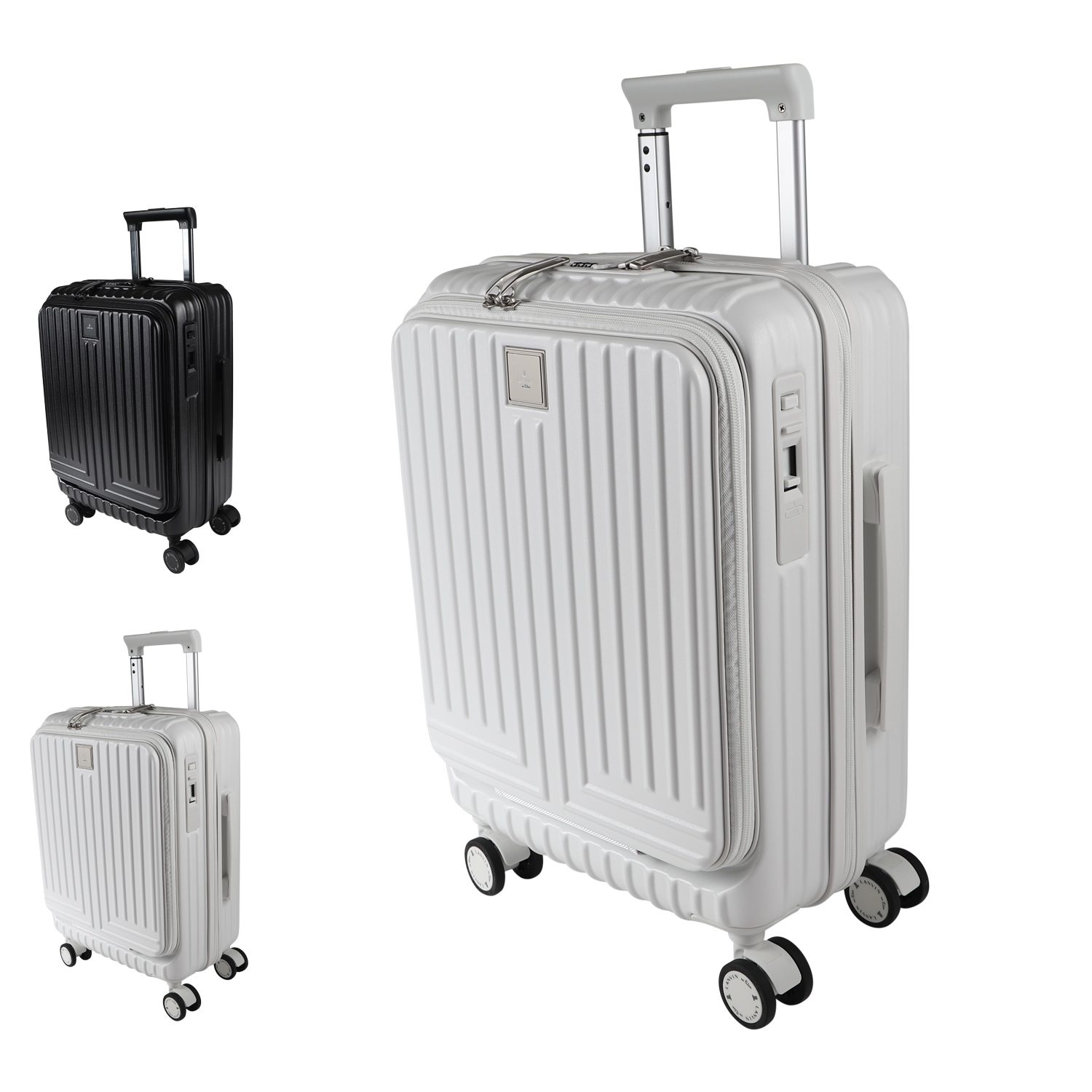 スーツケース キャリーケース キャリーバッグ ヴィラージュファスナー 機内持ち込み 軽量 36L 595315