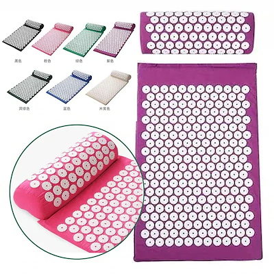 Qoo10] 指圧スパイクマットヨガシャクティマットマ