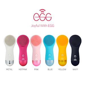 [ご購入の際にギフトをプレゼント] Egg Cleansing Device 2 振動クレンザー 洗顔器 毛穴ケア 洗顔機器 ギフト メイク落とし ブラックヘッド/