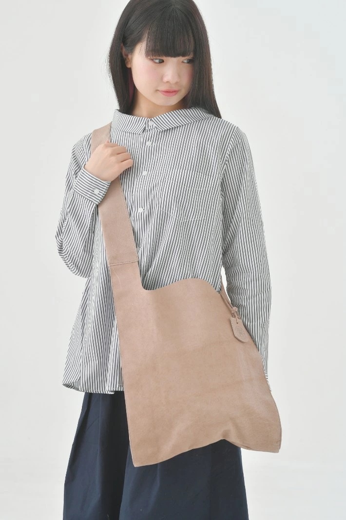 REN ハリーレジブクロショルダー (pink beige) バッグ【送料無料 レン