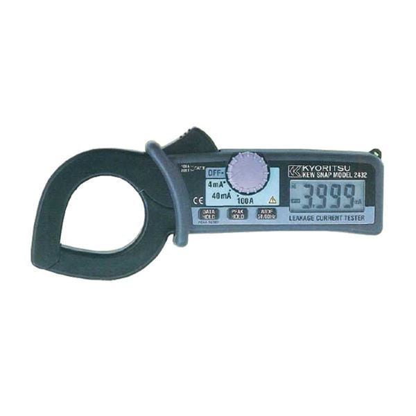 共立電気計器 キュースナップ/漏れ電流/負荷電流測定用クランプメータ 2432