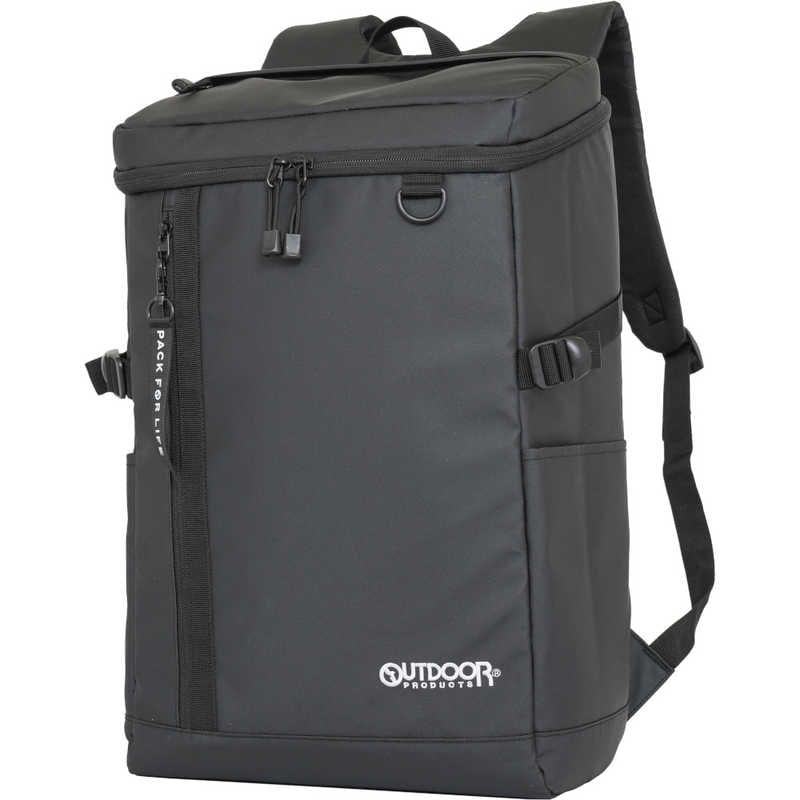 OUTDOOR　ボックス型デイパック スクールリュック 35L 撥水加工 ホワイトブラック　OD-11177-WHBK