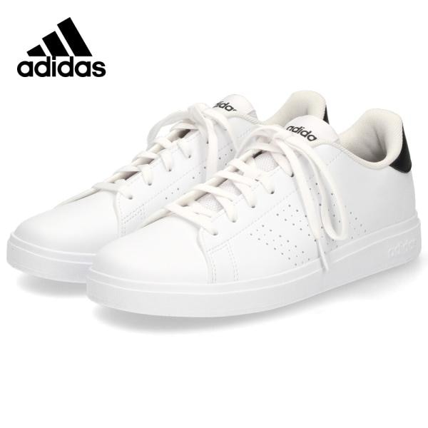 アディダス スニーカー ジュニア キッズ 白 adidas アドバンコート ベース 2.0 J IH8123 ホワイト シューズ 通学 普段履き カジュアル 靴 adidas